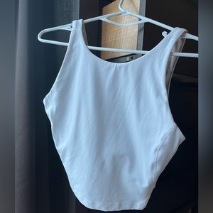 Lululemon High Neck Align Tank - Size 10, White